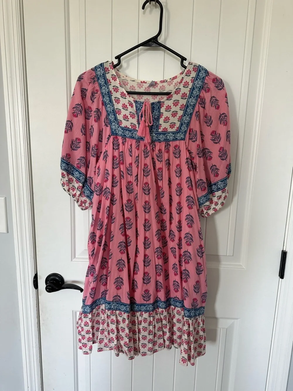 Old Navy Pink Floral block print dress - Picture 1 of 3